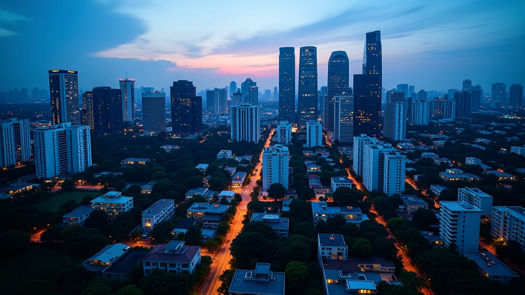 Singapore districts showing diverse residential neighborhoods and development patterns